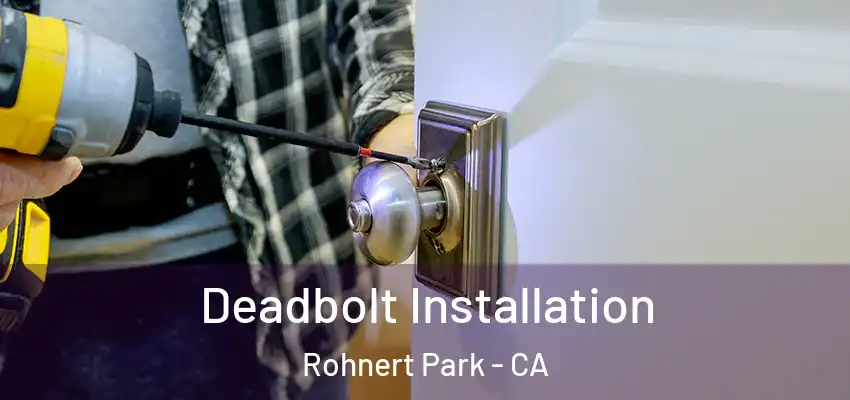  Deadbolt Installation Rohnert Park - CA
