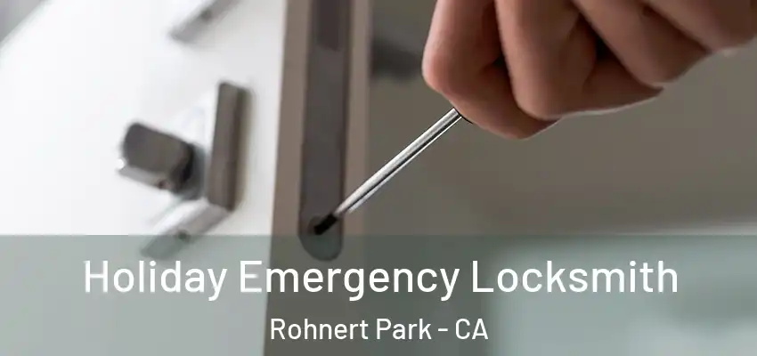Holiday Emergency Locksmith Rohnert Park - CA