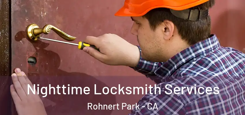 Nighttime Locksmith Services Rohnert Park - CA